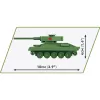 Stavebnica Cobi T-34-85 model tanku — 110 dielov, vek 6+, zelená