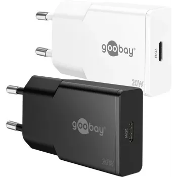 Goobay 75727 - USB nabíjačka 20 W 1x USB-C GaN tenká čierna (75727)
