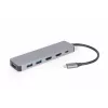 Gembird A-CM-COMBO3-03 USB Type-C 3-in-1 multi-port adaptér (hub + HDMI + PD)