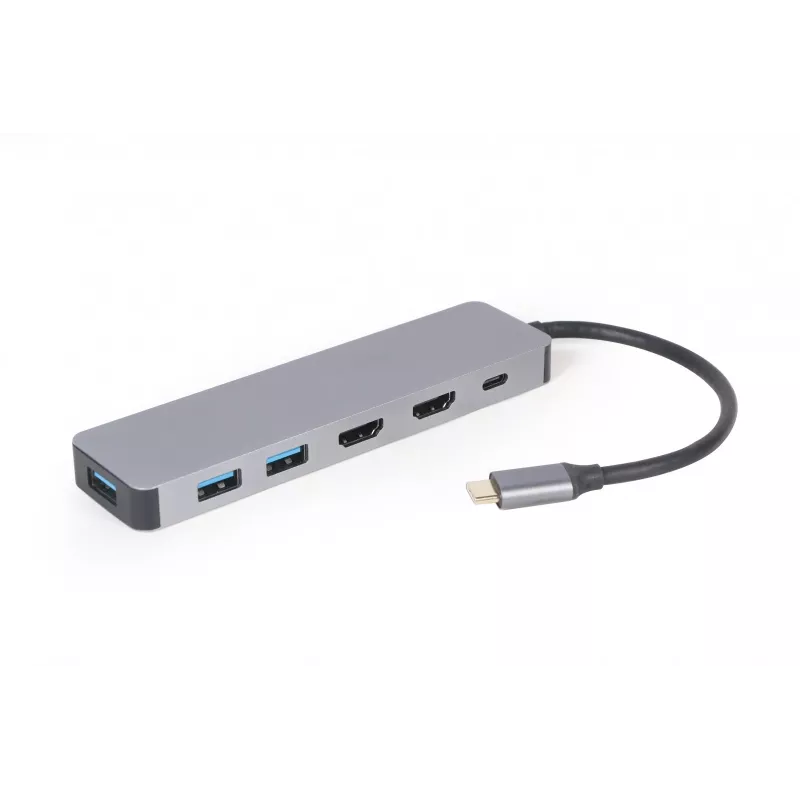 Gembird A-CM-COMBO3-03 USB Type-C 3-in-1 multi-port adaptér (hub + HDMI + PD)