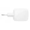 Interiérová AC rýchlonabíjačka Belkin WCH020KQ2MWH-B6 – 2x USB-C, 2 m integrovaný kábel, biela