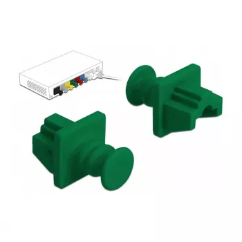 Protiprachová krytka DeLOCK 86512 RJ-45 10 ks