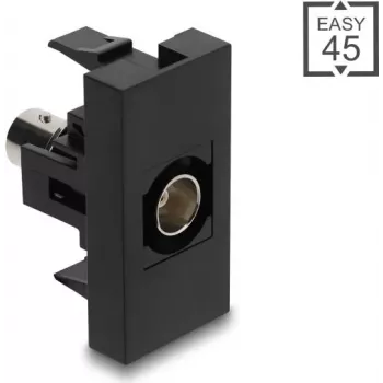 Delock 90960 modul Easy 45 BNC zásuvka, čierny