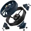 Ventilátor Cooler Master Mobius 120 OC 12 cm čierny 3 rýchlosti 3200 RPM