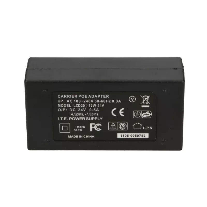 Extralink PoE napájanie POE-24-12W 24V 0.5A 12W napájací kábel súčasťou balenia