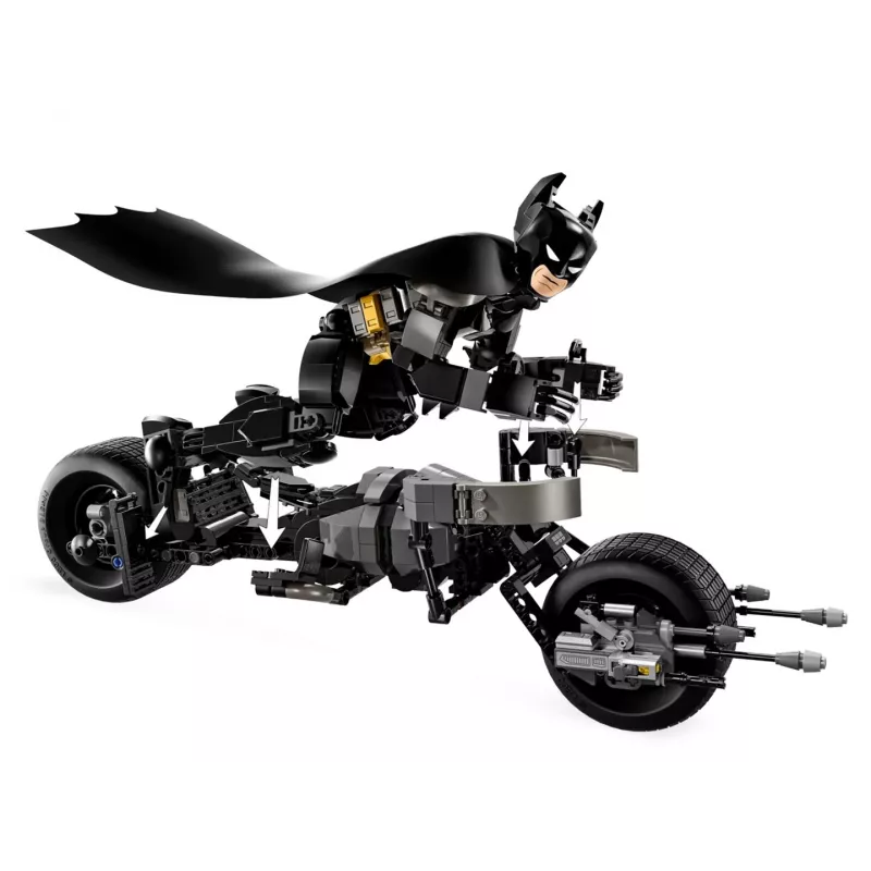 LEGO® DC Batman™: Batmanova zostaviteľná figúrka a motorka 76273
