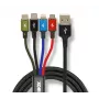 Univerzálny 4 v 1 nabíjací kábel I-BOX USB IKUM4W1
