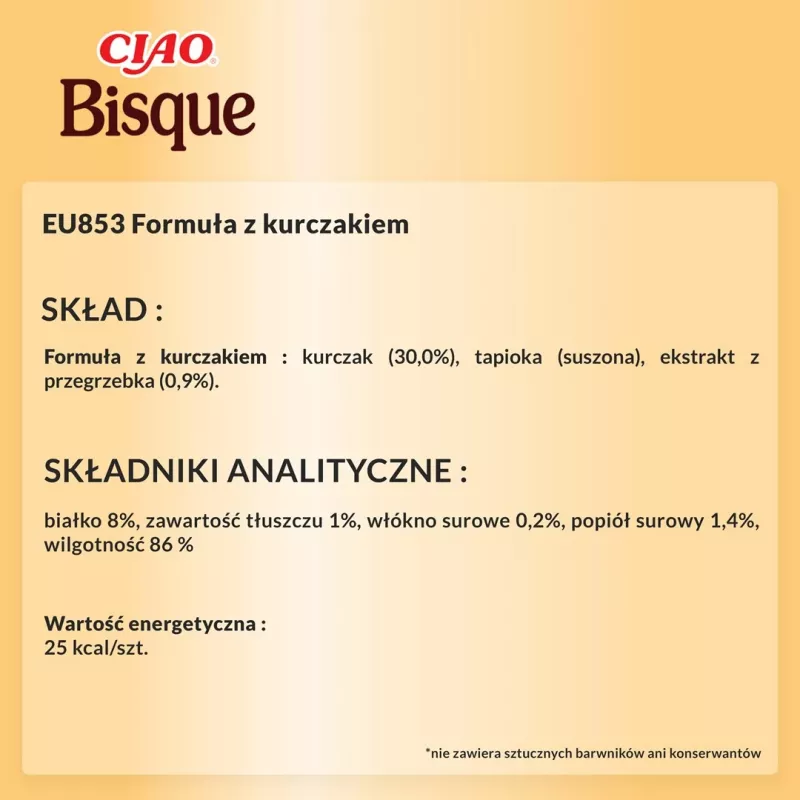Vlhké krmivo pre mačky Inaba Foods CIAO hustá kuracia polievka 40 g vrecúško