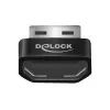 Delock MHL adaptér HDMI-A konektor samica > USB Type-A konektor samec čierny