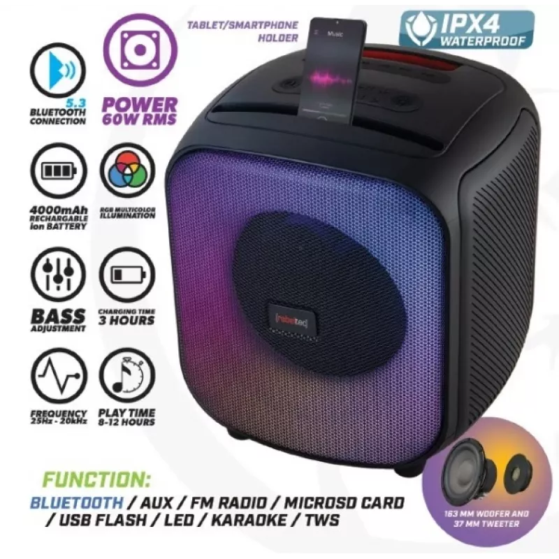 Bluetooth reproduktor FM/USB PowerCUBE 500
