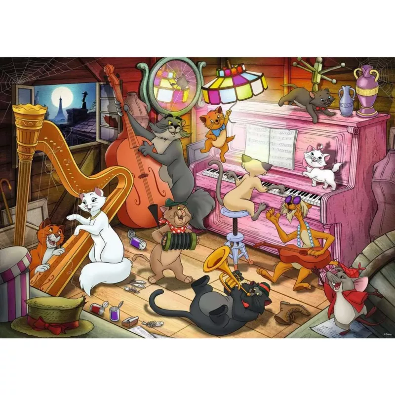 Puzzle Disney Collector's Edition - Aristocats (1000 dielov)