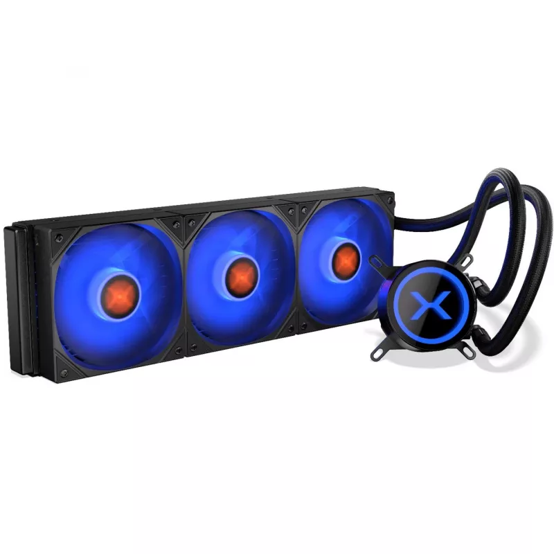 KRUX HydroX 360 ARGB vodné chladenie AIO, 360 mm, čierne