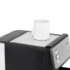Jata JECA2525 espresso kávovar, 20 bar, 850 W, nádrž na vodu 1,8 l, parná trubica, čierny / nehrdzavejúca oceľ