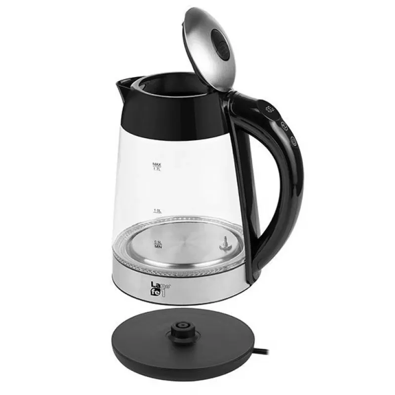 Rýchlovarná kanvica Lafe LAFCZA46806, 2200 W, 1,7 l, čierna