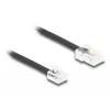 DeLOCK telefónny kábel RJ45 konektor samec na RJ11 konektor samec čierny 3 m