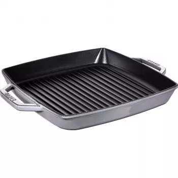 Grilovacia panvica Staub 40511-785-0 33 cm indukcia grafitovo-sivá