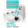 Toaletná kefa Beldray LA033996UFFEU7 Antibac sivá, antibakteriálna toaletná čistiaca kefa