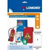 Samolepiaca PET laserová fólia Lomond A4 25 listov transparentná matná