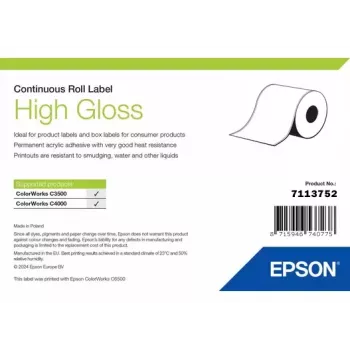 Epson lesklá nekonečná etiketová rolka 51 mm × 33 m (model 7113752)