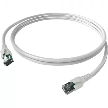 Easylan CP1KWBWBW0005 RJ45 sieťový kábel, patch kábel CAT 6a S/FTP 0,5 m biela 1 ks