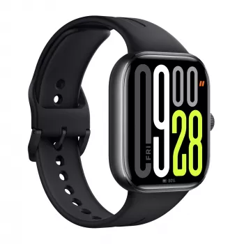 Smart hodinky Xiaomi Watch 5 obdĺžnikový 2,07 palca AMOLED displej, čierne puzdro, čierny TPU remienok, 47,5 mm, 5 ATM