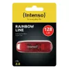USB flash disk Intenso 128 GB USB Type-A 2.0 červený transparentný