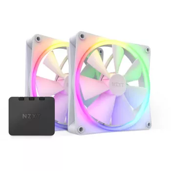 NZXT F140 RGB 140 mm Twin Pack biely
