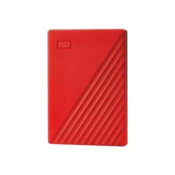 WD My Passport WDBYVG0020BRD - pevný disk - šifrovaný - 2TB - externý (prenosný) - USB3.0 - 256-bit AES - červená (WDBYVG0020BRD-WESN)