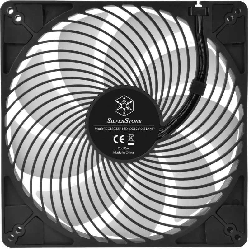 SilverStone Air Penetrator 184i ARGB 180mm skriňový ventilátor - čierna