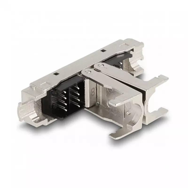 DeLOCK RJ45 spojka LSA na LSA Cat.8.1 bez nástroja čierna