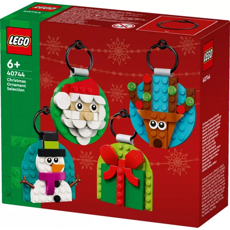 Bricks Iconic 40744 výber vianočných ozdôb