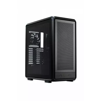 PC Midi Tower Cooler Master MasterFrame 500 Mesh — čierna s priehľadnou bočnicou, podporuje ATX/EATX, 2x200 mm vpredu, 1x120 mm vzadu