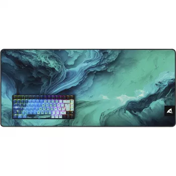 Mechanická herná klávesnica Sharkoon SKILLER SGK50 S3 Ultimate Rev2 mätovo modrá QWERTZ rozloženie