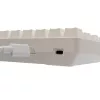 Káblová mechanická klávesnica White Shark Shinobi-2 (GK-004221) — modré spínače, biela, US-layout
