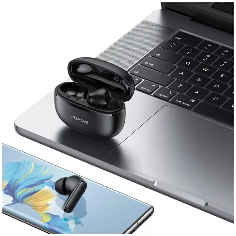 Bluetooth slúchadlá Usams E05 TWS čierna