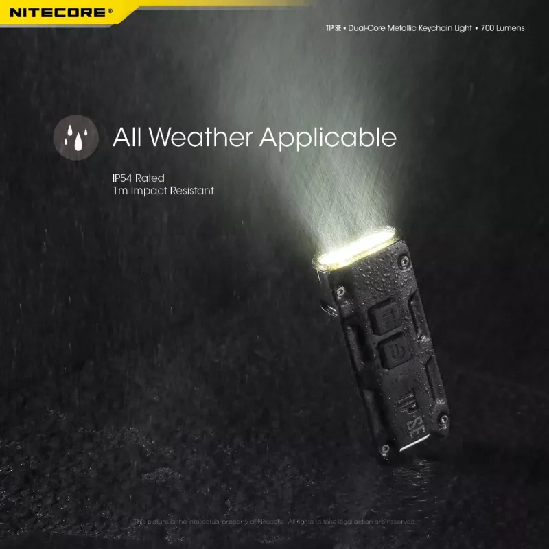 Nitecore TIP SE čierna ručná baterka LED