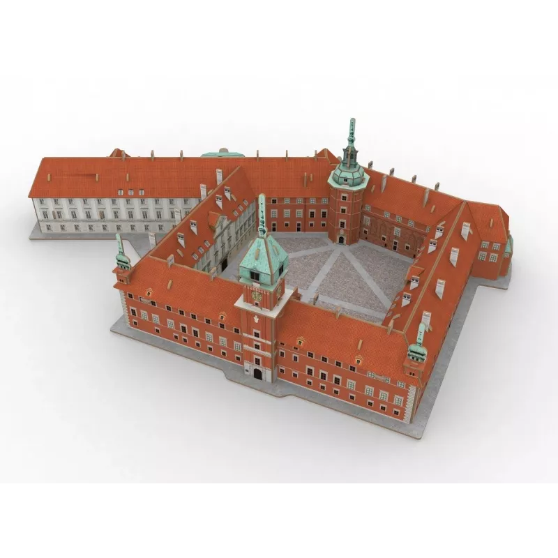 3D puzzle Cubicfun Varšavský kráľovský hrad model 306-20268 – architektonický model z kartónu, mierka a počet dielov neuvedené