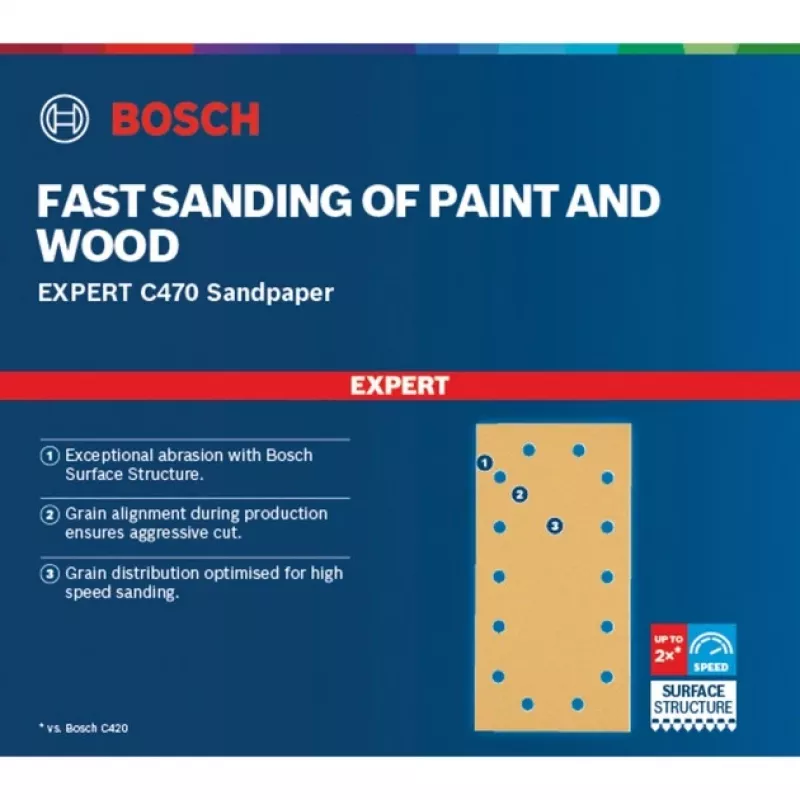 Bosch Expert C470 brúsny papier