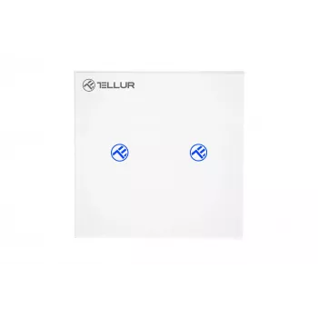 Inteligentný WLAN vypínač Tellur SS2N — 2 porty, 1800 W spolu, 10 A na kanál