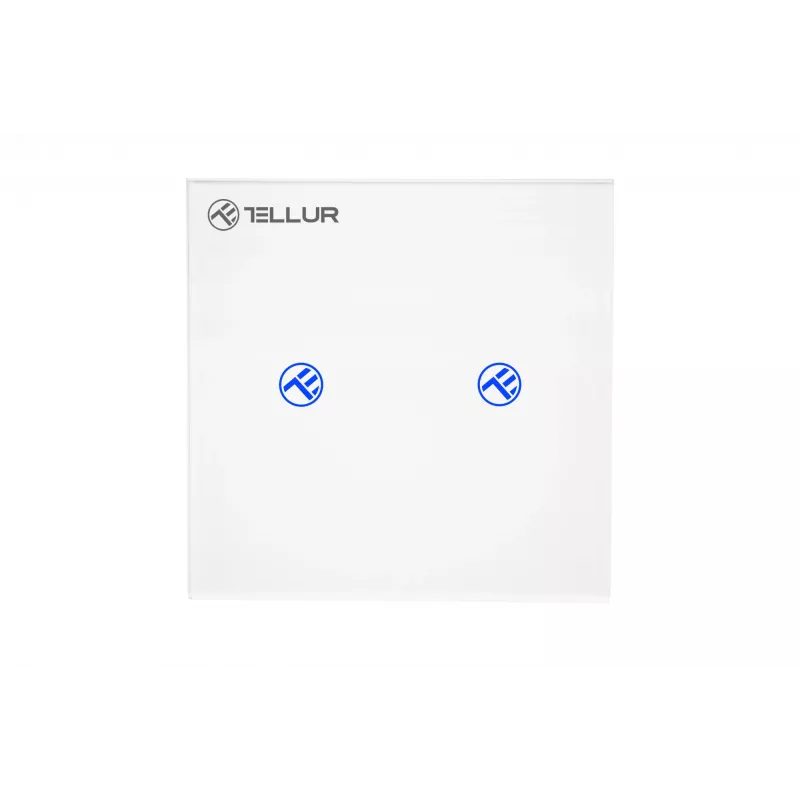 Inteligentný WLAN vypínač Tellur SS2N — 2 porty, 1800 W spolu, 10 A na kanál