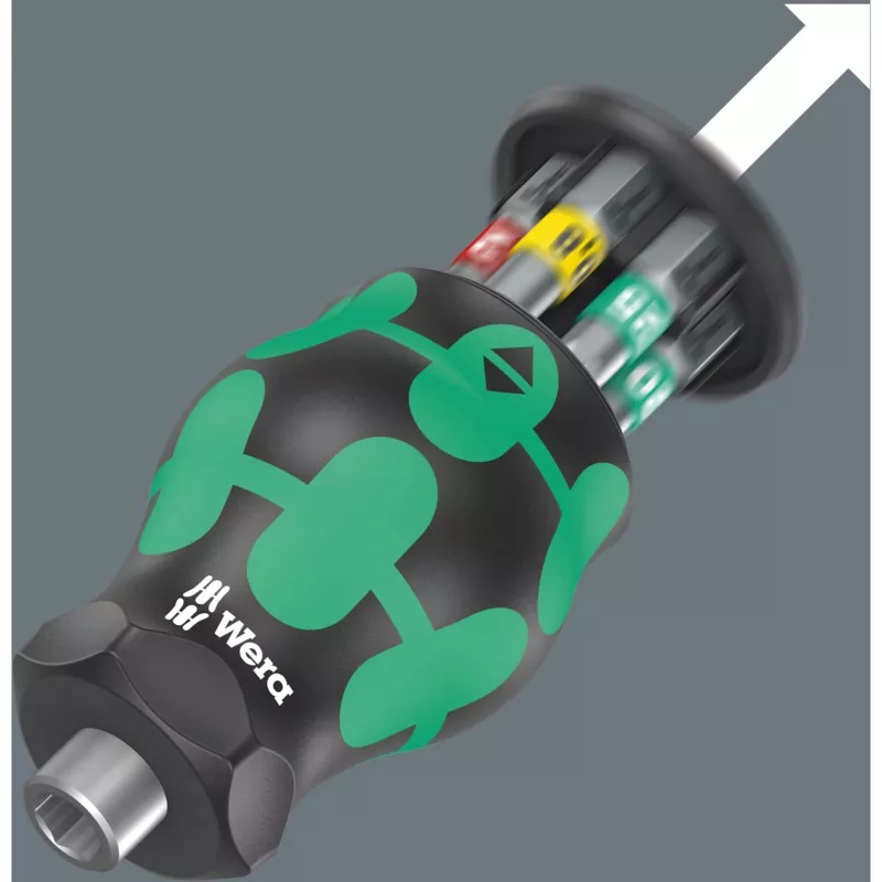 Kraftform compact Stubby Magazin 1 sada bitov (čierna/zelená, 7-dielna)
