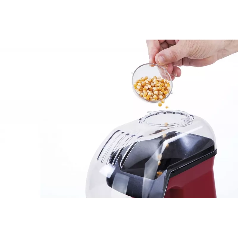 Prípravník na popcorn JATA PAL97 červený nerez