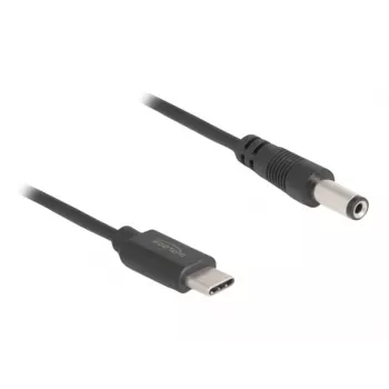 DeLOCK USB Type-C napájací kábel 1 m 5,5 x 2,1 mm konektor samec 5 V 1,5 A