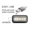 USB kábel DeLOCK EASY-USB 2.0-A 1m čierny