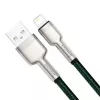 Kábel USB-A na Lightning Baseus 1 m, zelený
