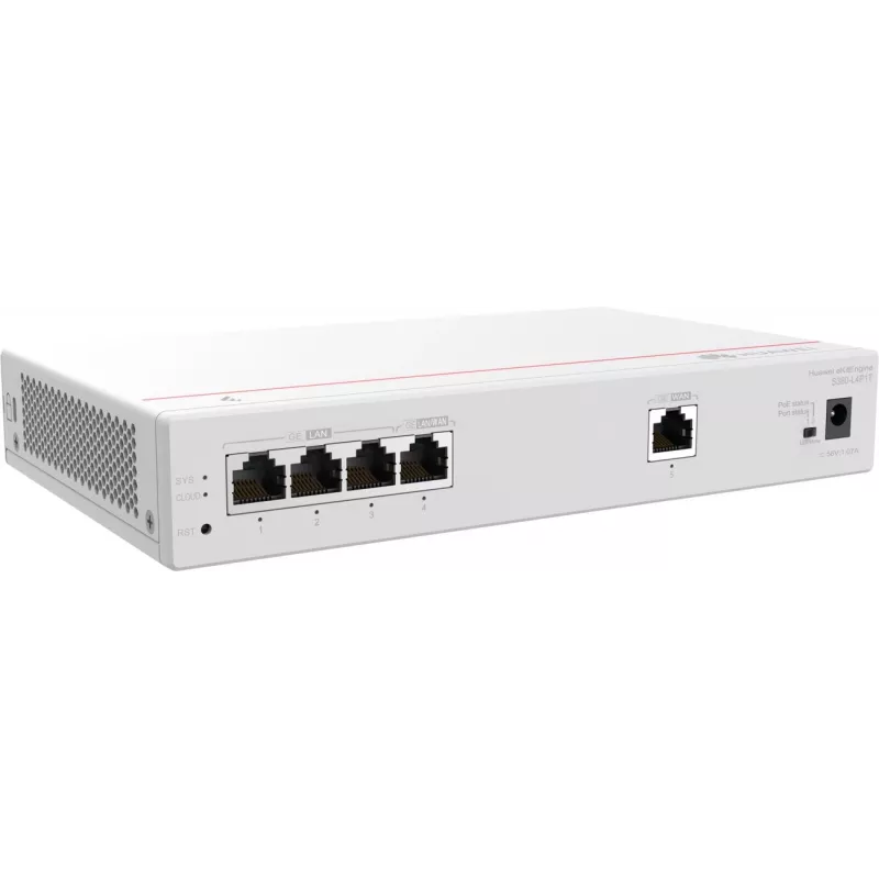 Huawei S380-L4P1T multiservisný router, 1x WAN, 4x POE LAN