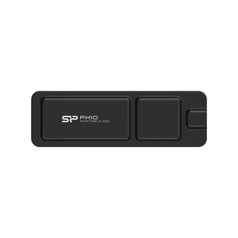 Externý SSD Silicon Power PX10 512 GB USB Type-C 3.2 Gen 2, 1050 MB/s, hliník, čierny