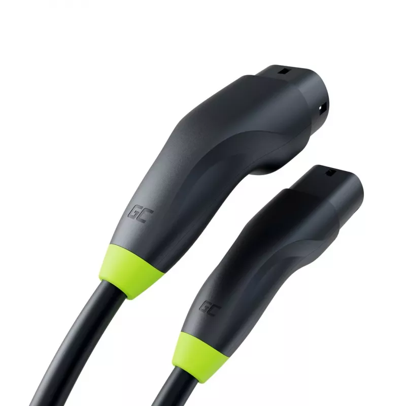 Nabíjací kábel Green Cell EVKABGC03 — Typ 2, 5 m, 11 kW, pre elektromobily
