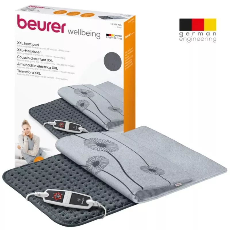 Vyhrievací vankúš HK125 XXL Cosy sivý