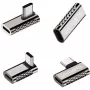 Káblový adaptér 4smarts 540464 USB-C na USB-C strieborný